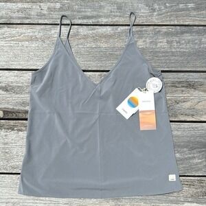 Vuori Villa‎ Cami Mallorca Grey Women's Small (S) NWT 🤍✨